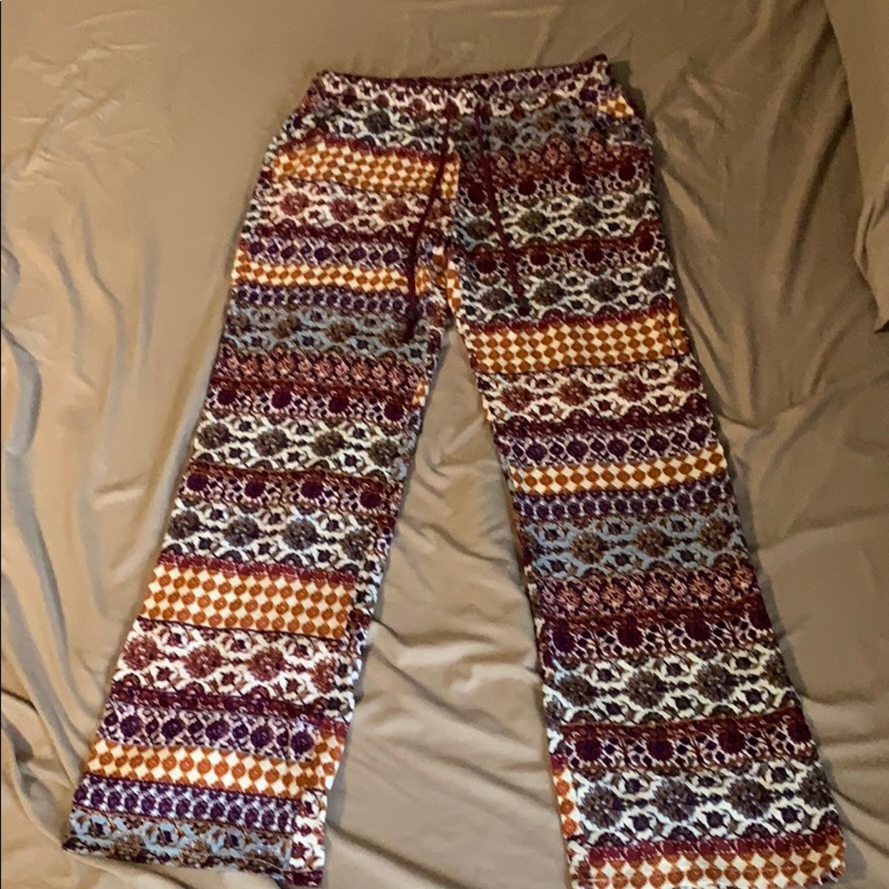 Boho print pants